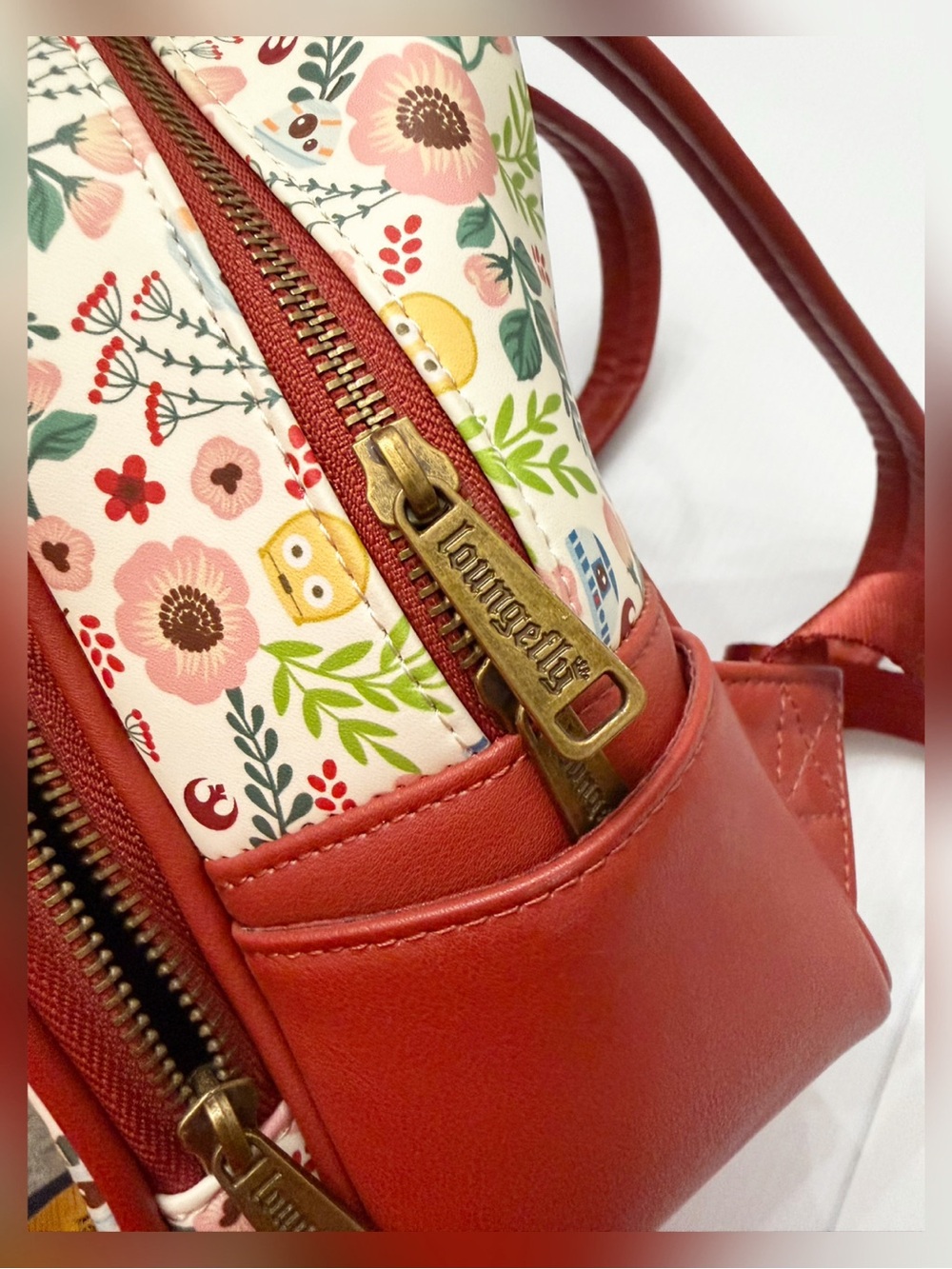 Loungefly Star Wars Floral Mini Backpack - Picture 12 of 16